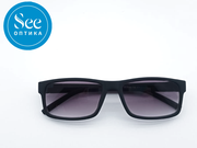 Тонированные готовые очки для зрения с диоптриями +4.0