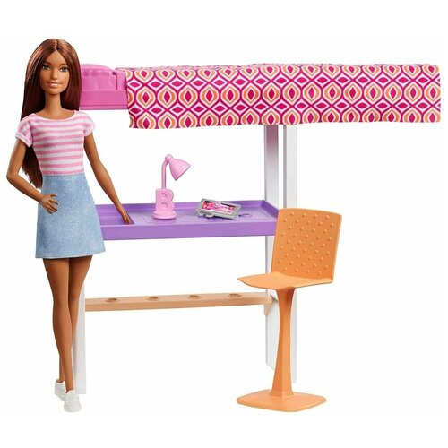 Mattel Игровой набор Барби (Barbie Loft Bed Playset) - Кровать-чердак