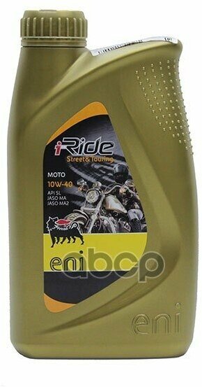 Масло Моторное Eni I-Ride Moto 4T Полусинтетическое 10W-40 Sl 1Л. Eni арт. 8003699008564