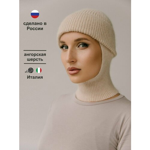 фото Балаклава mayya для женщин, размер onesize, бежевый