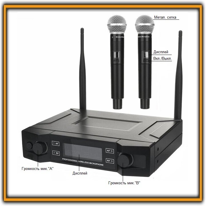 AST Advantage - профессиональный комплект караоке для дома и небольших помещений более 21000 песен радиомикрофоны