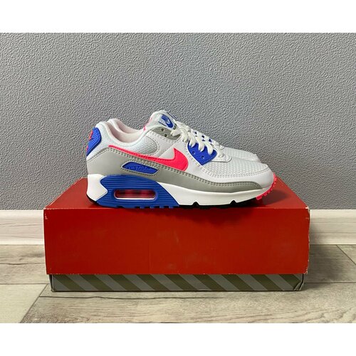 фото Кроссовки nike air da8856-100, повседневные, натуральная кожа, полнота 9, воздухопроницаемые, съемная стелька, низкие, размер 5.5us, белый