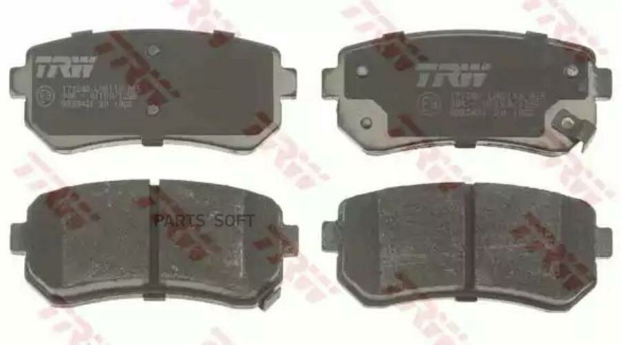 TRW GDB3421 Колодки задние KIA Rio06-> /KIA Ceed/HYUNDAI i20/i30/ix35 TRW GDB3421