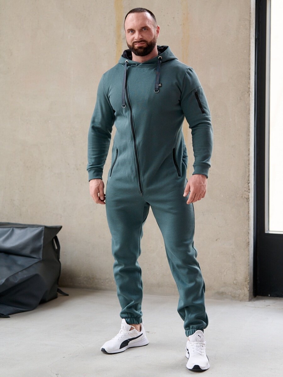 Комбинезон зеленый 
