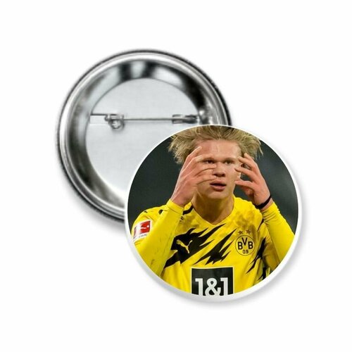 Значок закатной Эрлинг Холанн, Erling Haaland №3