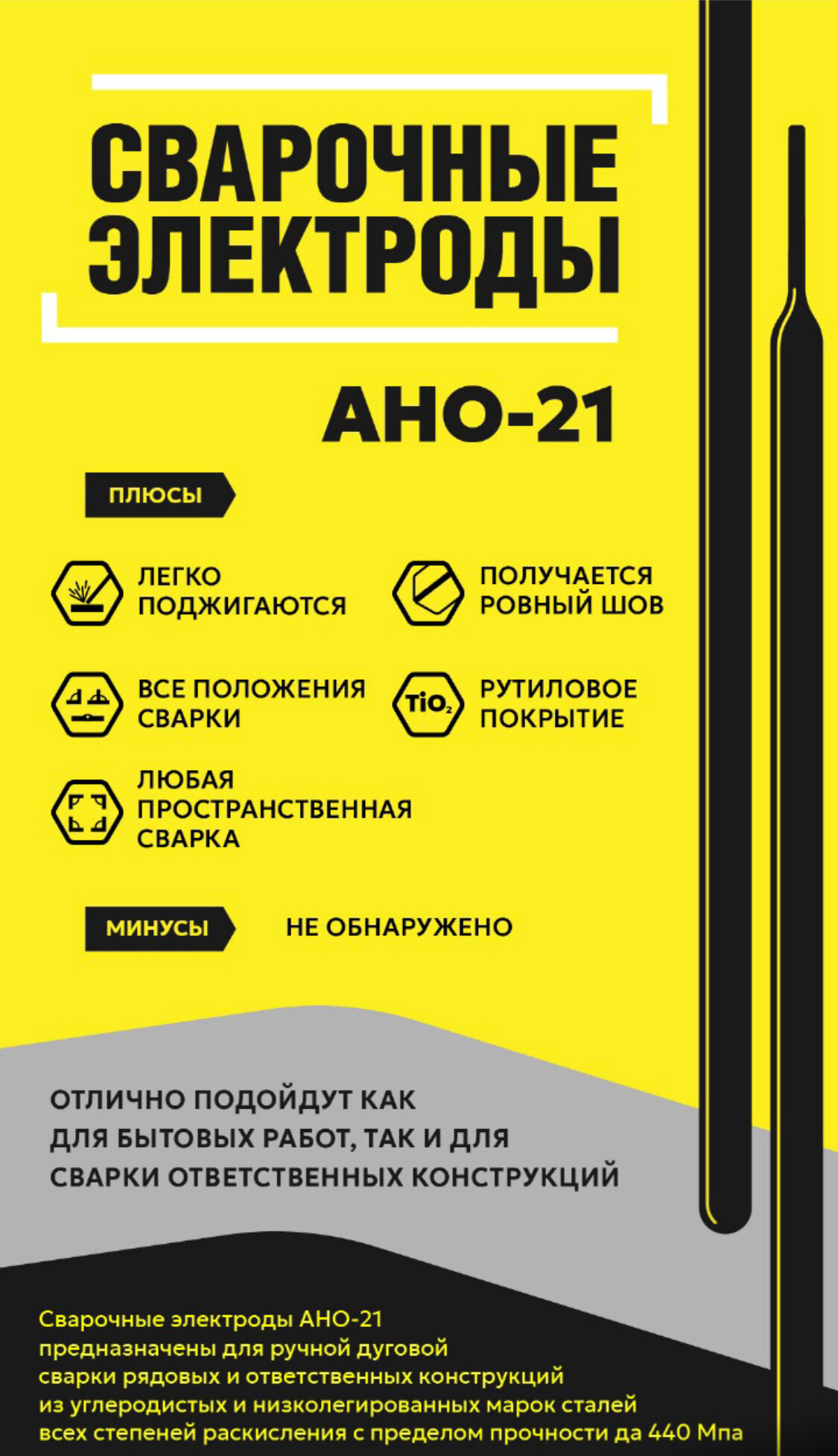 Электроды для сварки 3 мм АНО - 21 сварочные гостандарт