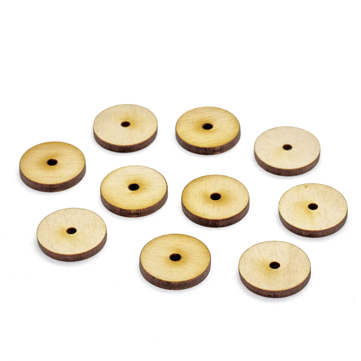 Диск из фанеры для создания игрушек 20 мм, толщина 3 мм, 10 шт — фото 1