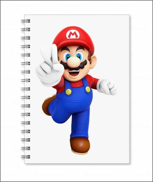 Тетрадь Марио/ Mario №10