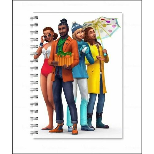 Тетрадь The Sims, Симс №8 обложка на зачетную книжку the sims симс 8