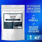 Эритрит Miosuperfood столовый подсластитель 1000 г. Натуральный сахарозаменитель, эритритол. Заменитель сахара. ПП. Диетические продукты. - изображение