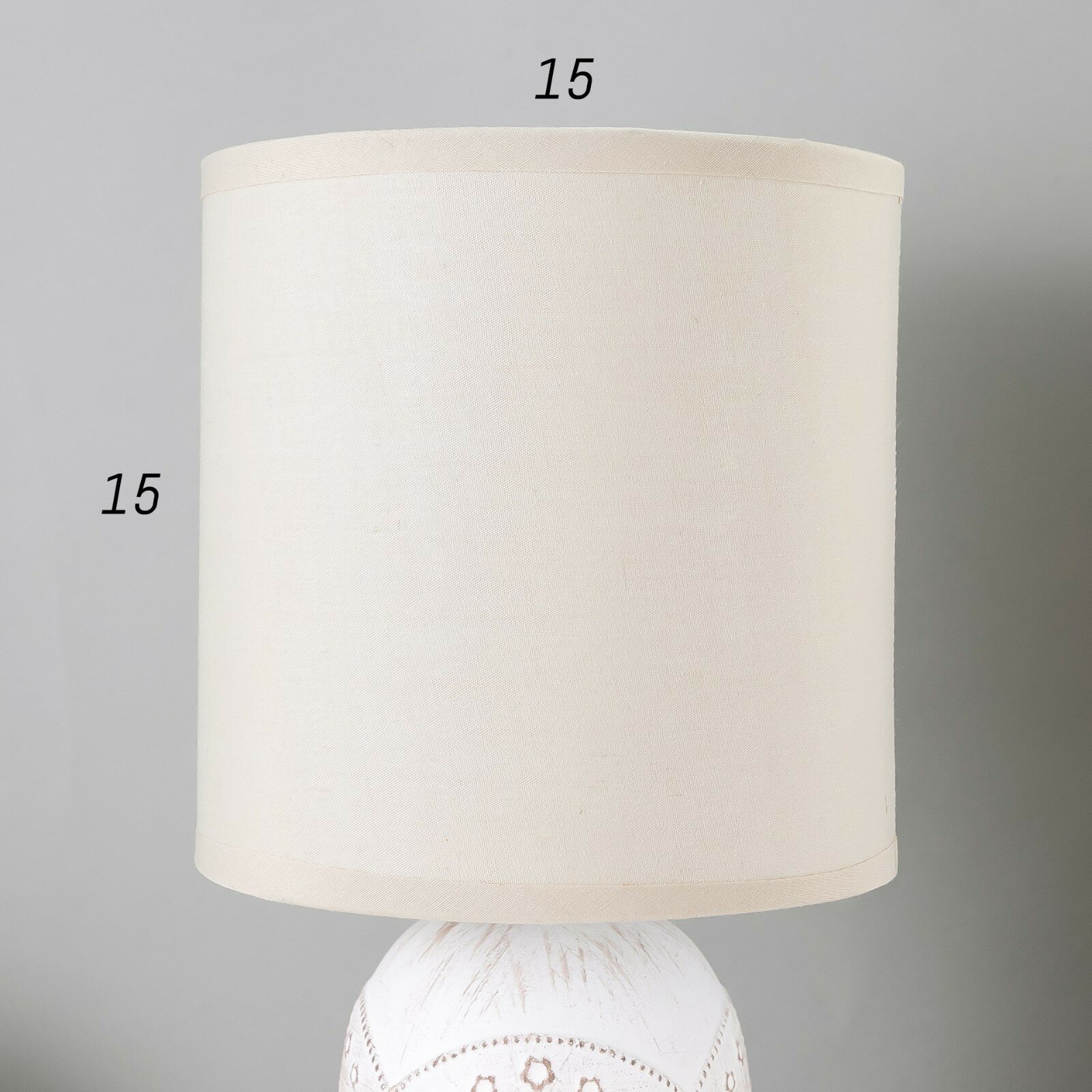 Настольная лампа 16565/1WT E14 40Вт белый 15х15х34 см - фотография № 5