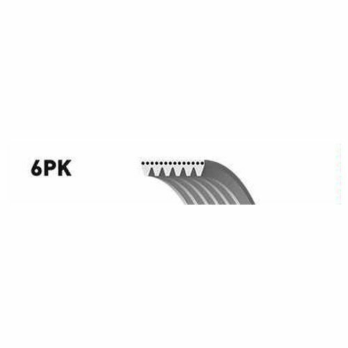 Ремень поликлиновой Gates 6PK2193 для Chevrolet Alero (1999-2004), Chevrolet Malibu (1996-2003), Chevrolet Venture (1996-2005)