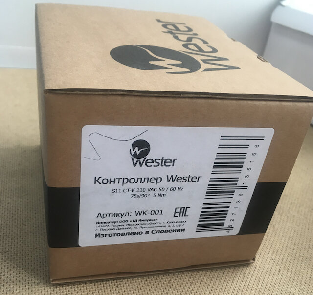 Электропривод-контроллер Wester S11 CT-K 230В 75 сек, 5 Нм, для поворотных клапанов (Esbe CRA111 12720100) First WK-001 0-04-0200 — фото 5
