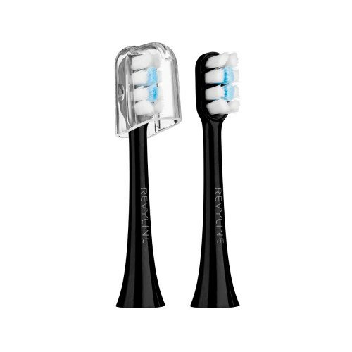 Насадка для электрической зубной щётки Revyline RL 070, черная, 2 шт
