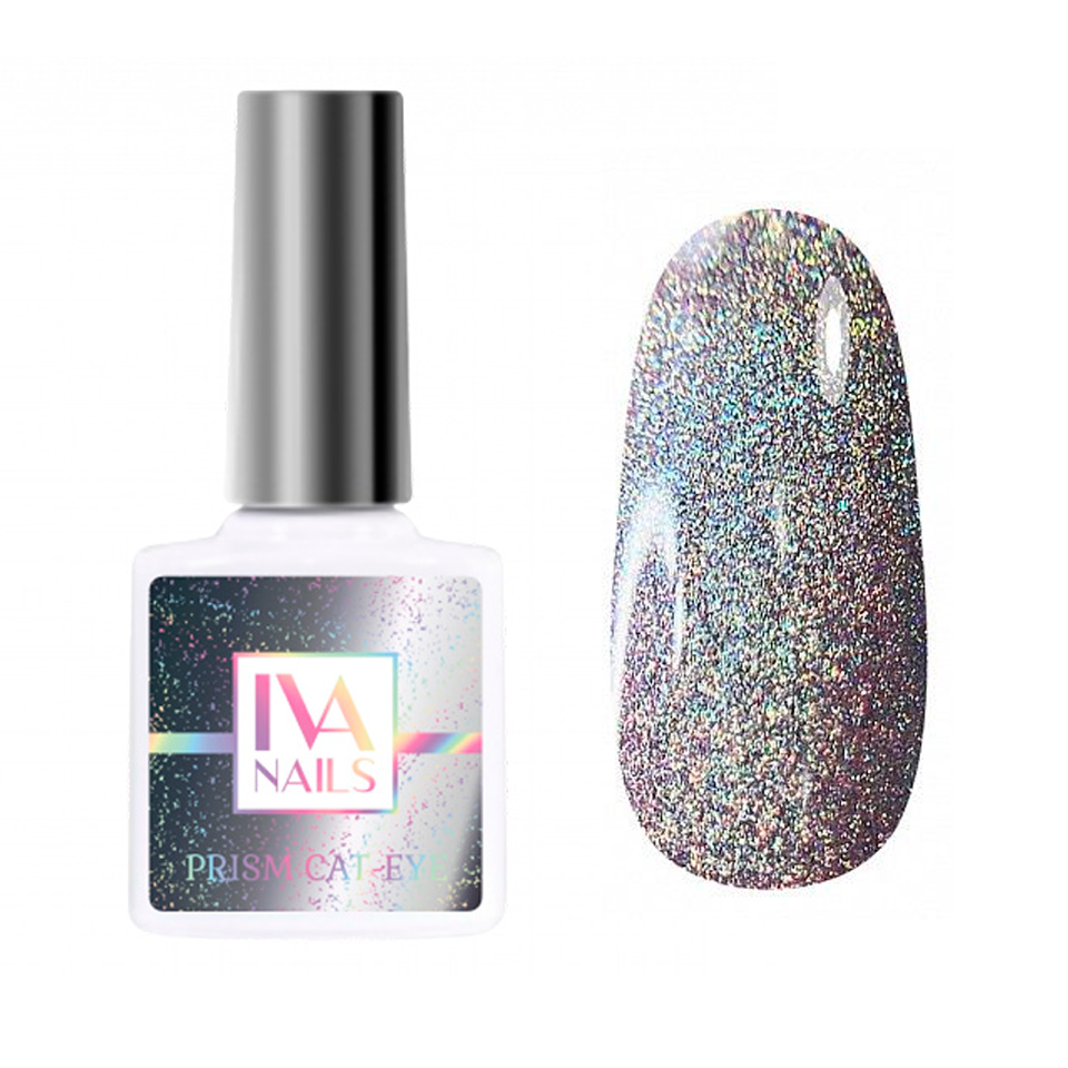 Гель-лак IVA NAILS Prism Cat-eye, 8 мл