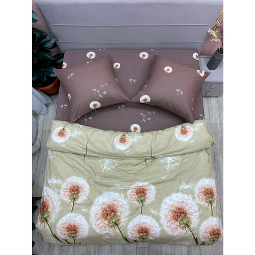 зеленый, коричневый