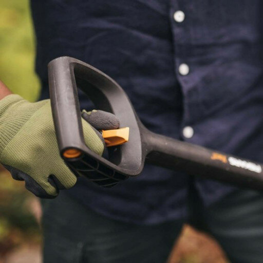 Лопата штыковая FISKARS Xact телескопическая закругленная (1066732) - фотография № 11