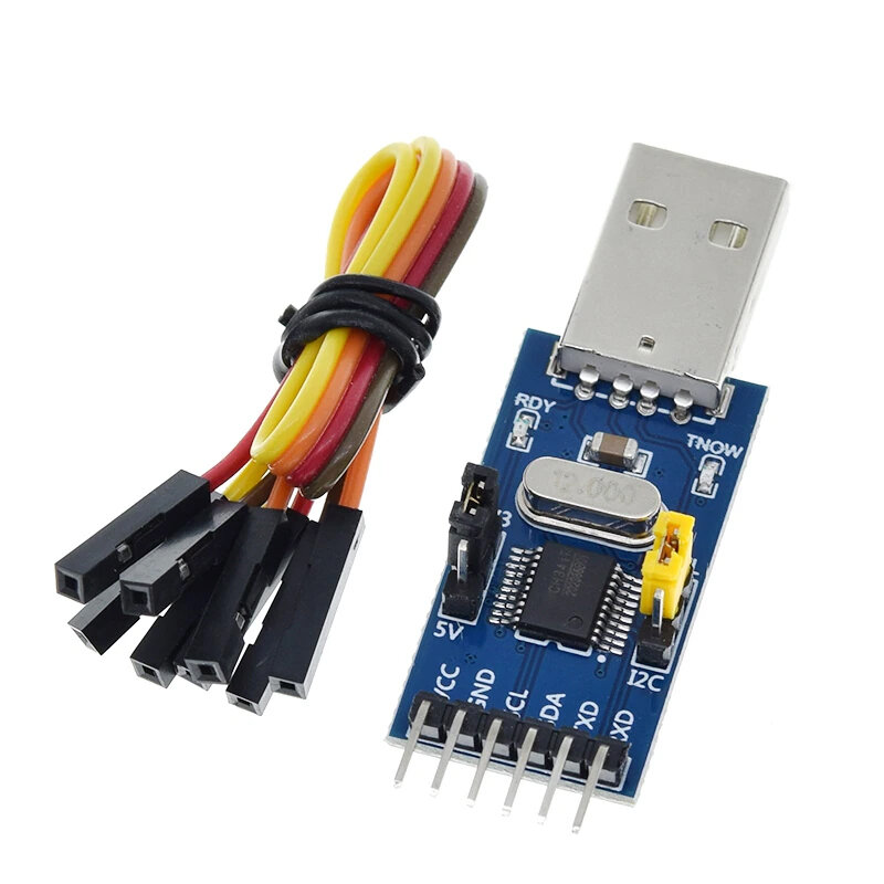 USB-TTL (USB-UART) / USB-I2C программатор (CH341T)