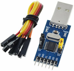 USB-TTL (USB-UART) / USB-I2C, ISP программатор (CH341T), USB разъем, 6 pin, 1 шт.