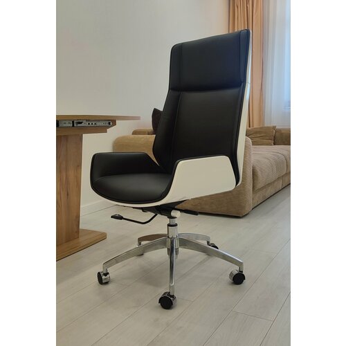 Norden Patio кресло руководителя (коричневое, натуральная кожа)