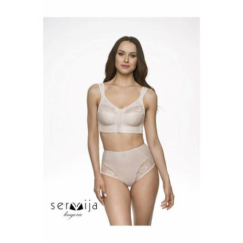 фото Бюстгальтер sermija, размер 90f, бежевый