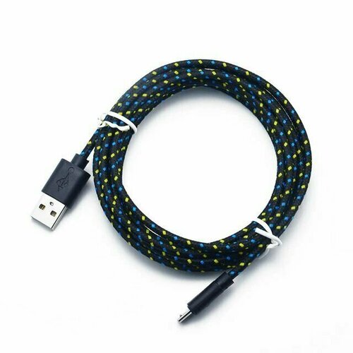 кабель micro usb в нейлоновой оплетке 90 градусов 1 м 2 м 3 м Кабель Micro USB в нейлоновой оплетке, 1 м
