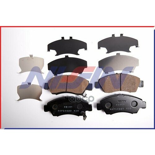 Колодки Nissin Npo-102W-Sa В Комплекте 6 Пластин NISSIN арт NPO-102W-SA 3478₽