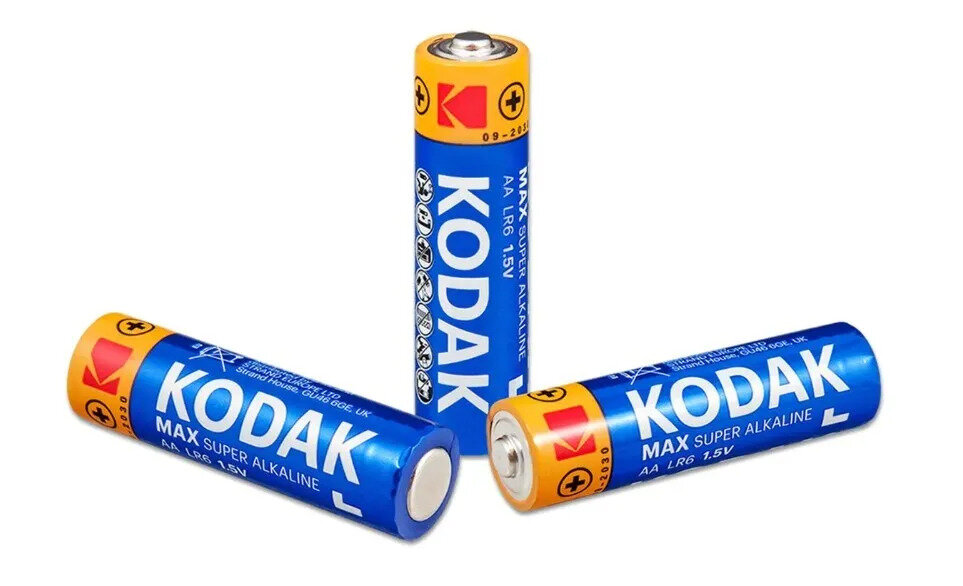 Батарейки пальчиковые AA LR6 1.5V Kodak MAX, 24 шт.