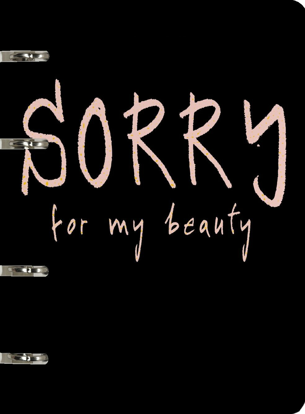 Тетрадь со сменным блоком Sorry, 80 листов, в точку Bruno Visconti - фото №4