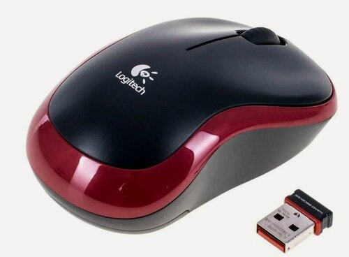 Изображение товара Мышь Logitech M185 Wireless, оптическая, беспроводная, черная