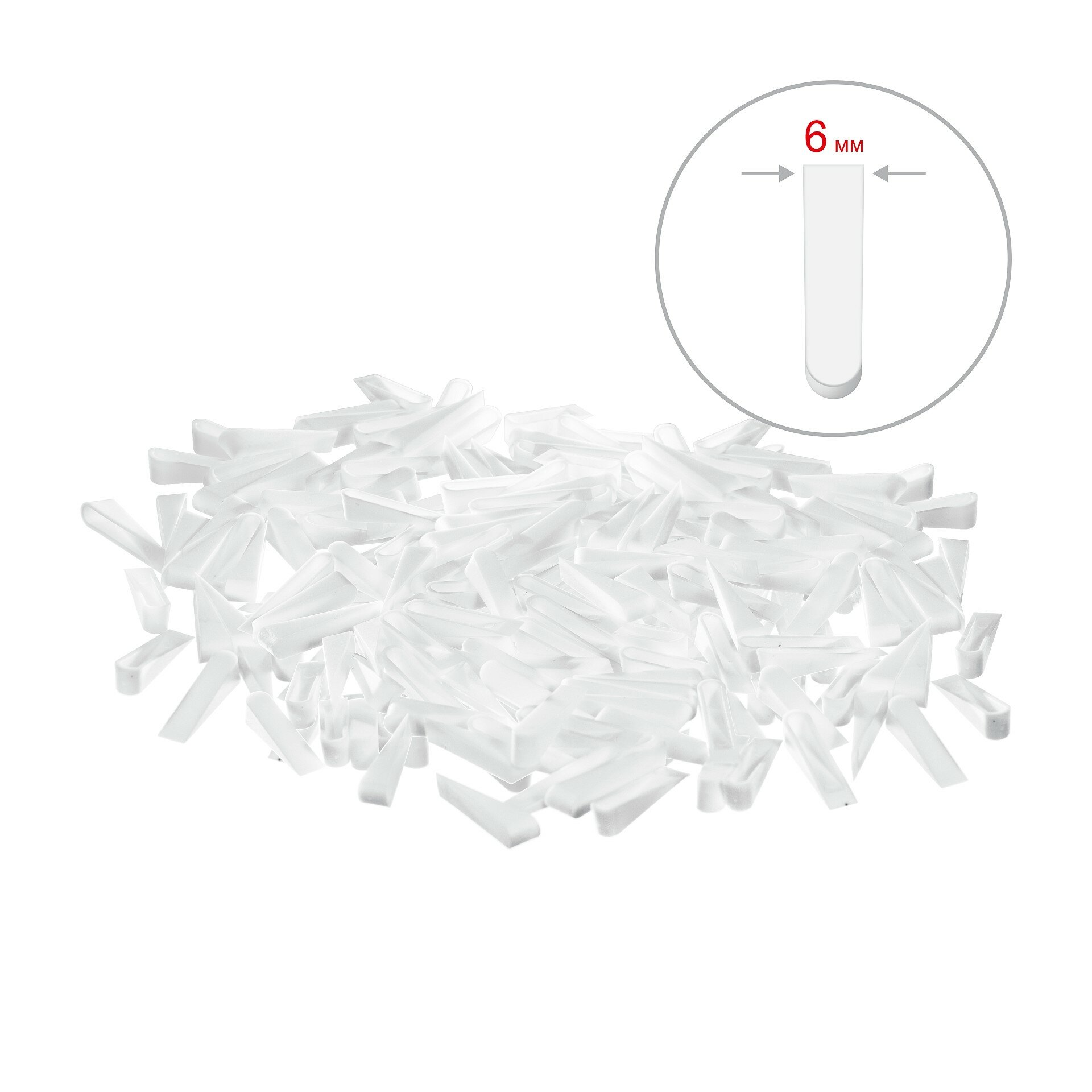 Клинья для кафеля STAYER 6мм/100шт 3382-1