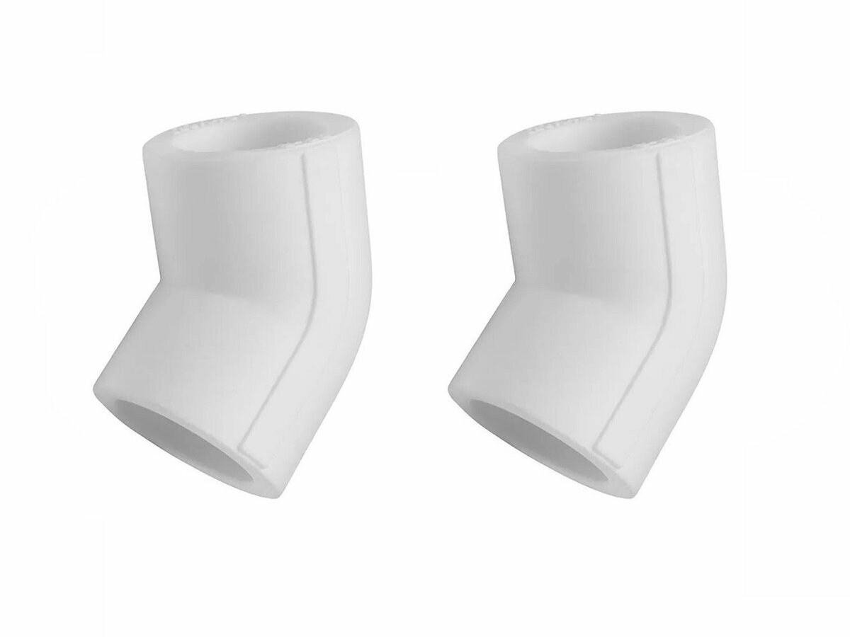 Уголок полипропиленовый белый 40х45* (2 шт)