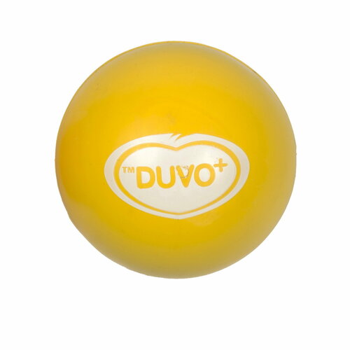 DUVO+ Игрушка для собак "Мяч резиновый", жёлтый, 5.5см (Бельгия)