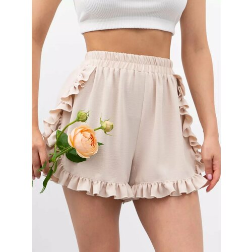 фото Шорты mimi pajamas new, размер s, бежевый
