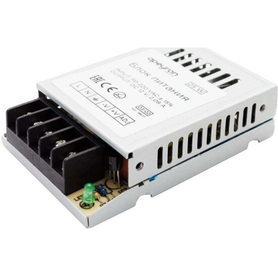 Блок питания Apeyron 12В 25 Вт IP20 2А металл 78*48*20 мм 03-02