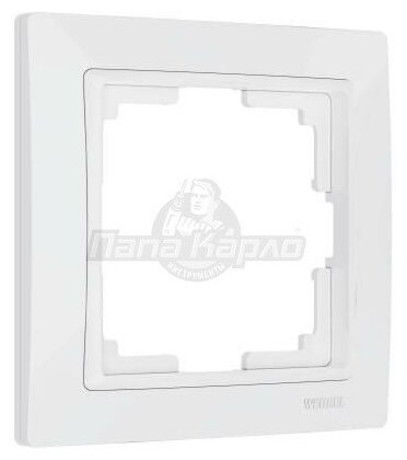 Рамка на 1 пост Werkel Snabb basic (Белый) — фото 1