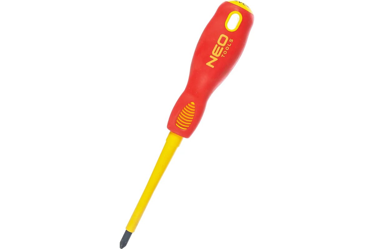NEO Tools Отвертка крестовая PZ2x100 мм 1000 В CrMo 04-063
