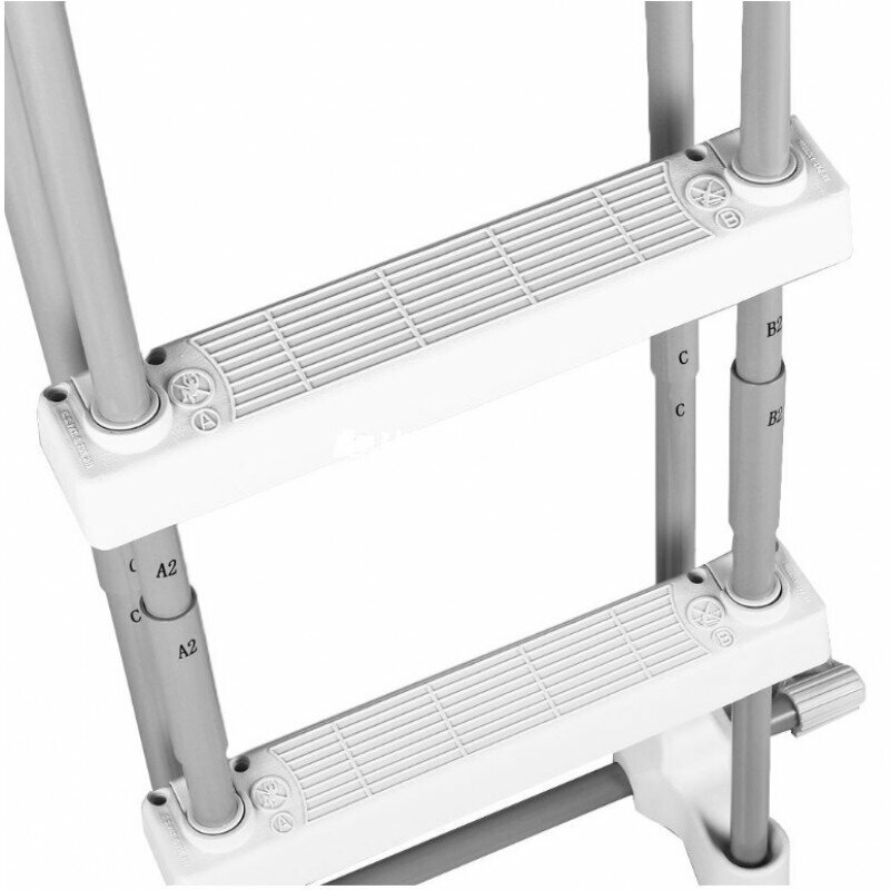 Лестница для бассейнов до 122 см 4 ступеньки без площадки Intex 28066 — фото 1