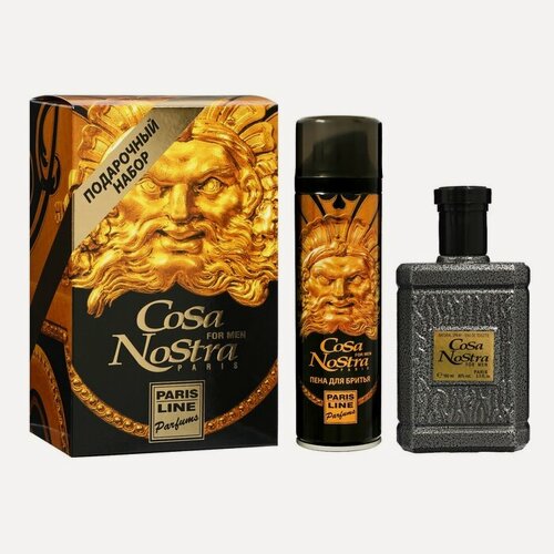 Изображение товара Подарочный набор косметики для мужчин: Туалетная вода Cosa Nostra, 100 мл + пена для бритья, 200 мл