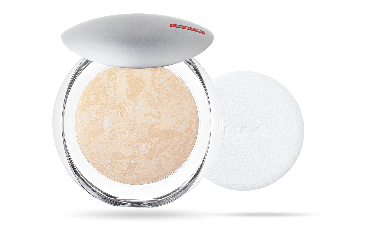PUPA пудра компактная запеченная LUMINYS BAKED FACE POWDER №01 Ivory Beige