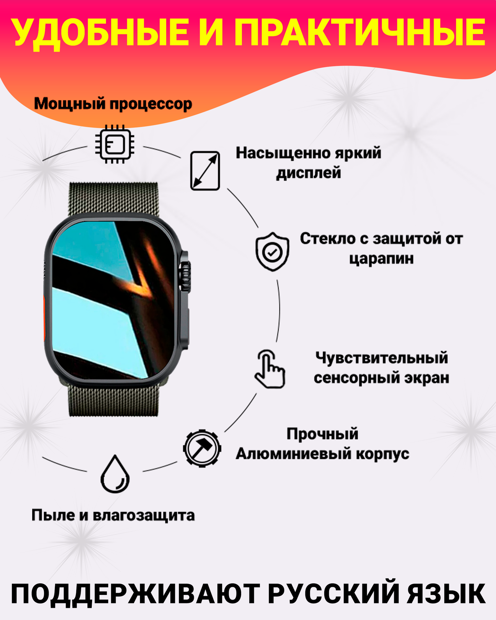 Умные смарт часы X9 ULTRA 2, PREMIUM Smart Watch, Series 9, AMOLED, NFC, ChatGPT, 2 ремешка, Черный — фото 1