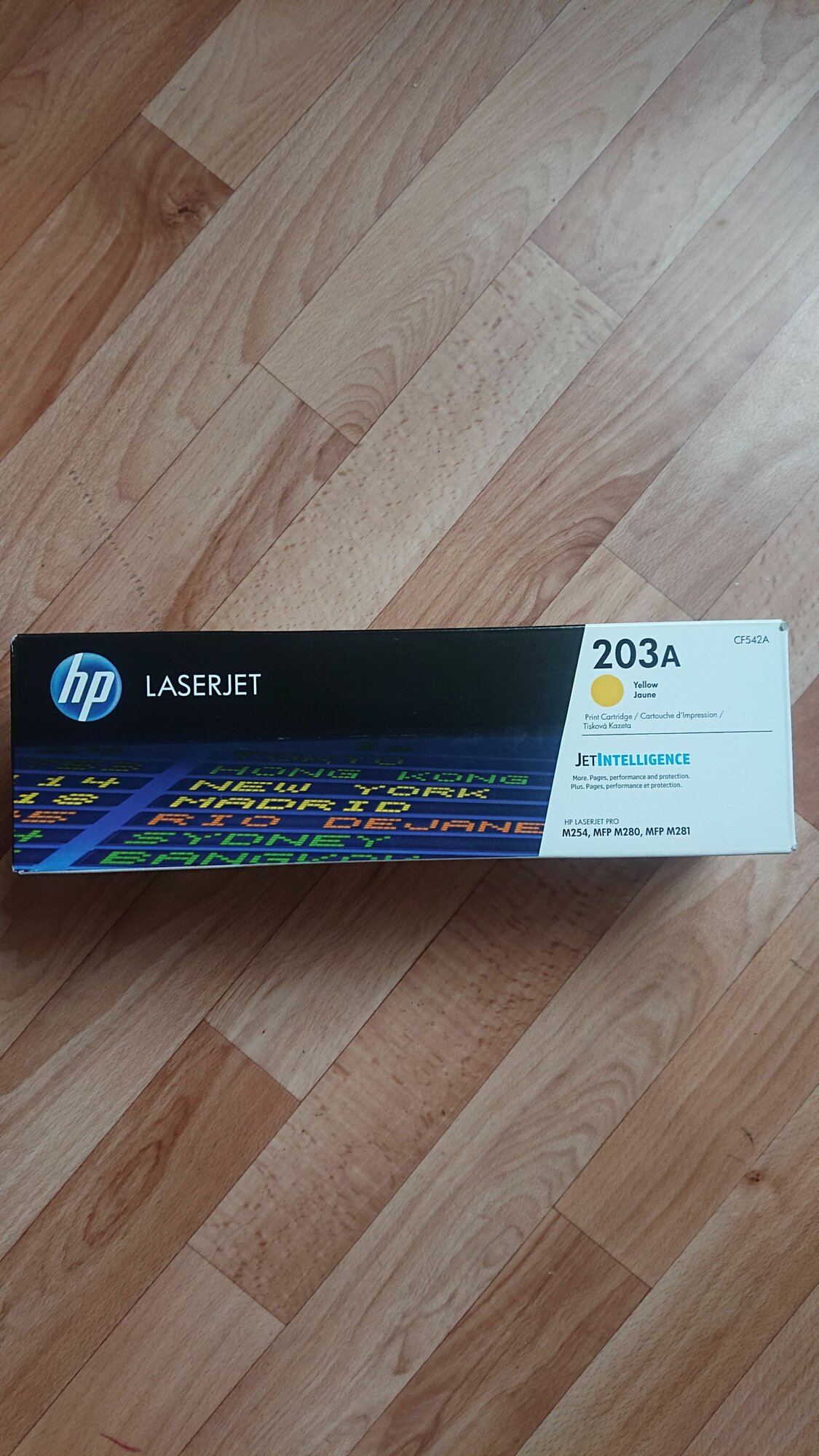 Картридж HP CF542A Оригинал для CLJ M254/280/281, желтый (1 300 стр.)