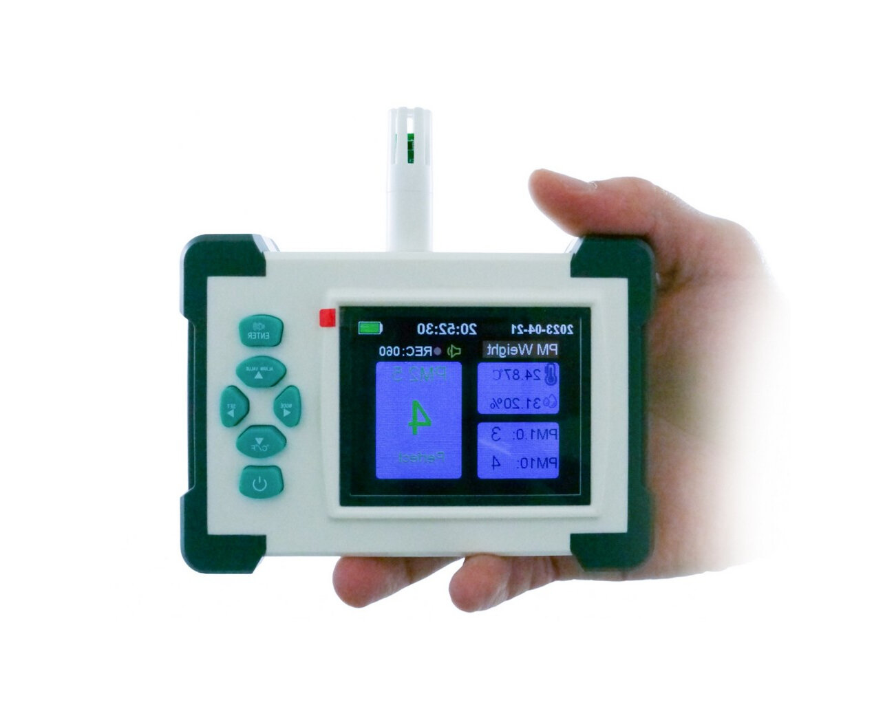 Комбинированный автономный детектор качества воздуха умный датчик 9 в 1 HZ520-HTI(EU), датчик-монитор окружающей среды