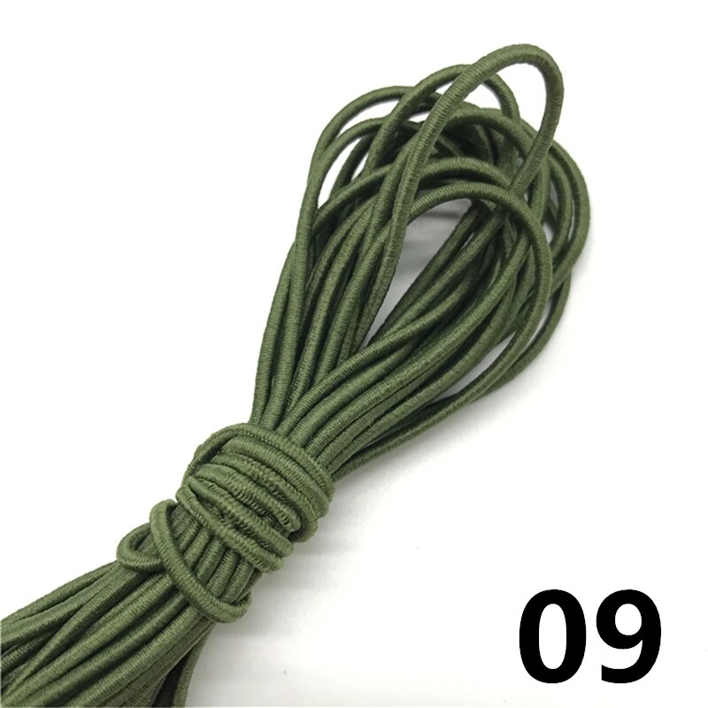 Эластичная лента зеленого цвета, 09, 2 мм, 5 ярдов