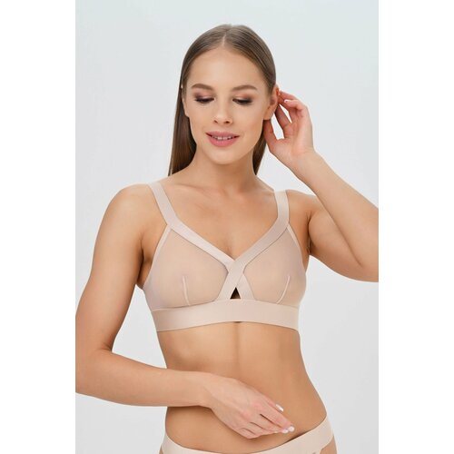 фото Бюстгальтер dkny sheers, 1 шт., размер xl, пудровый