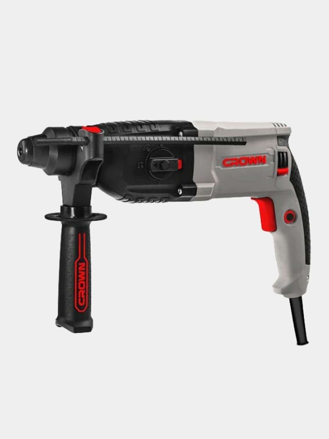 Перфоратор CROWN CT18108 BMC, SDS-Plus, 3,4Дж, кейс, дополнительная рукоятка