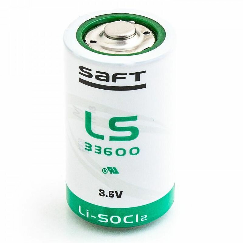 Батарейка SAFT LS33600 (А373/LR20/D) Li-SOCI2 (литий-тионилхлорид) 3.6V 17Ah