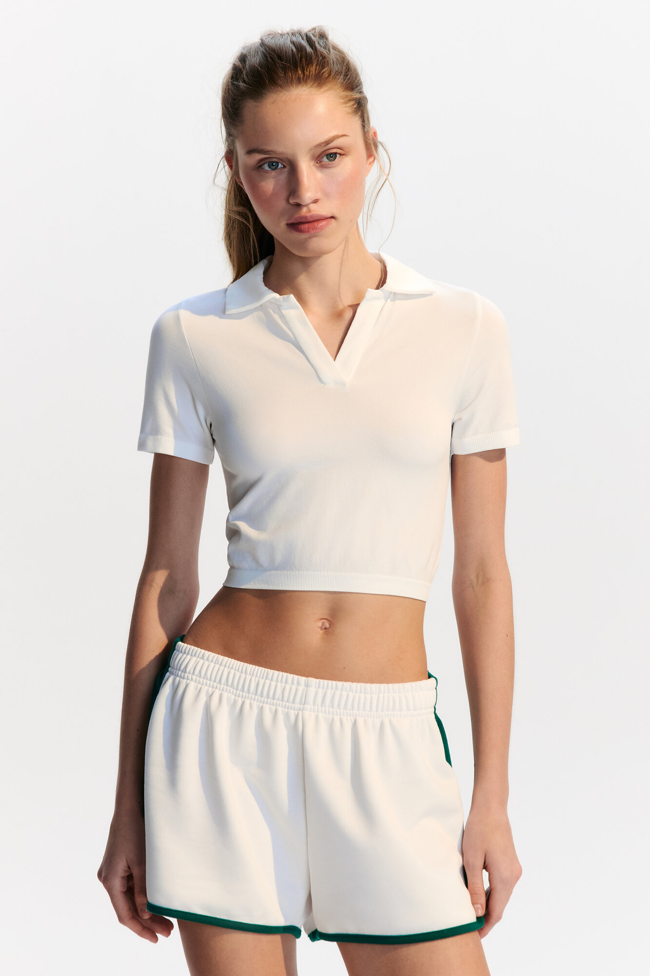 Футболка спортивная Befree Sport размер XS/S ваниль