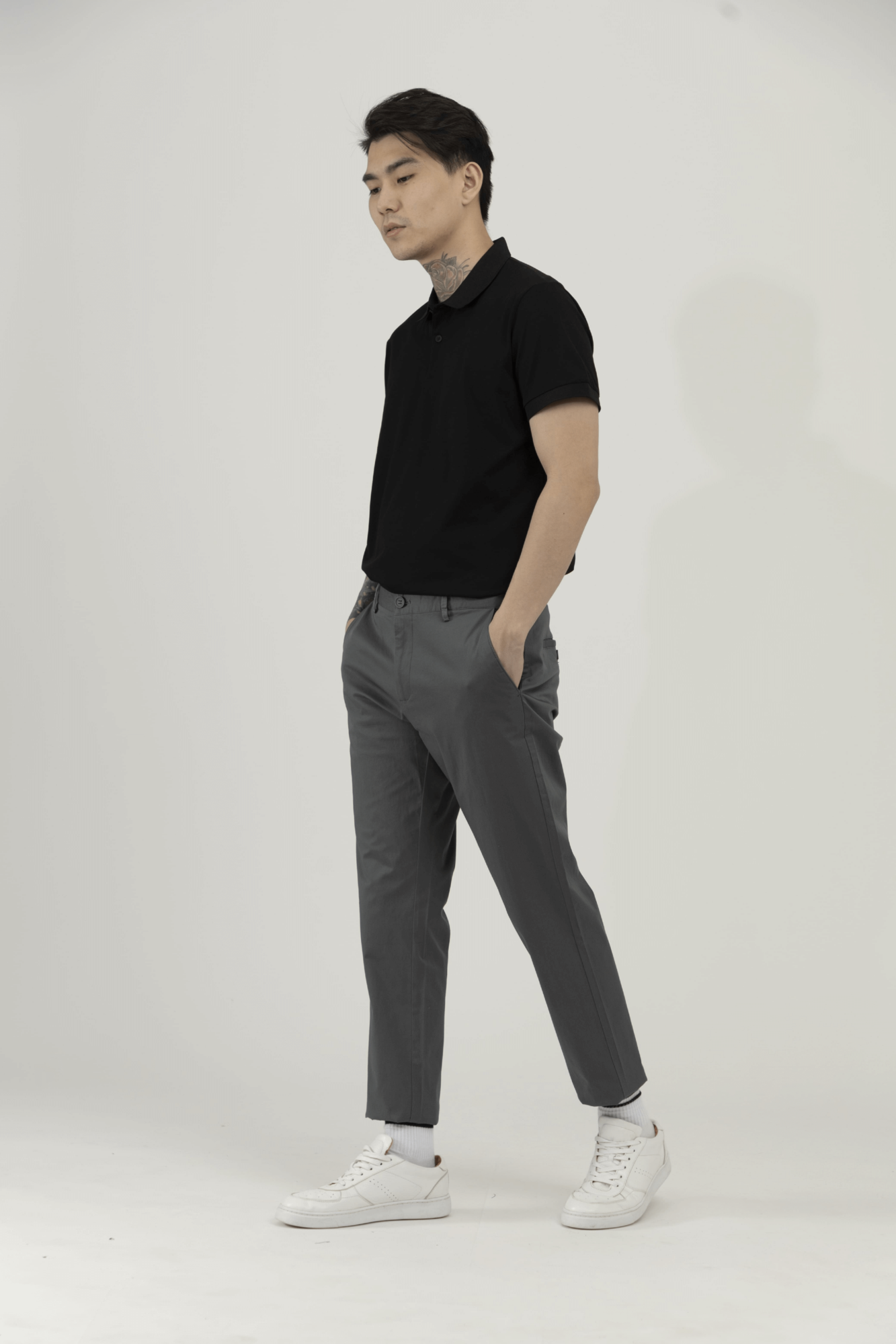 Поло спортивное TERRA PRO, размер XL, black — фото 1