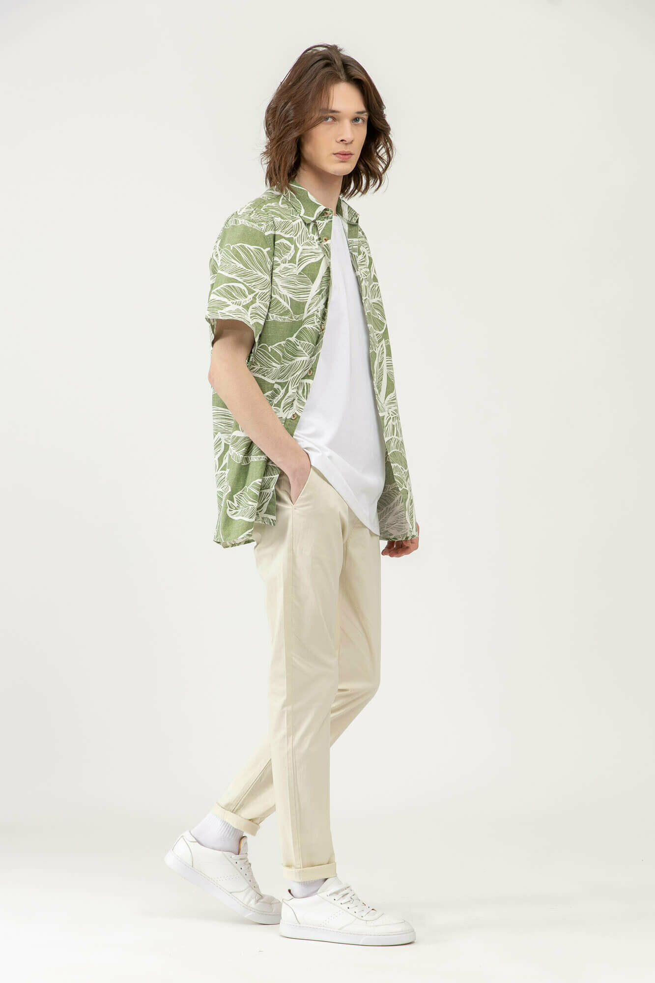 Брюки чинос TERRA PRO, размер 30, белый — фото 1